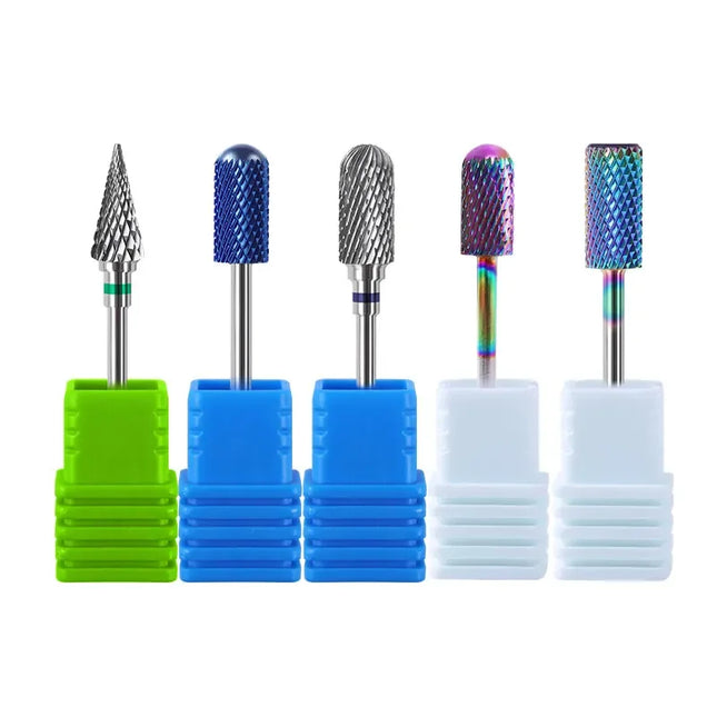 20 Types Tungsten Blue Rainbow Carbide Nail Drill Bit Electric Nail Mills Cutter For Manicure Machine - product image 2