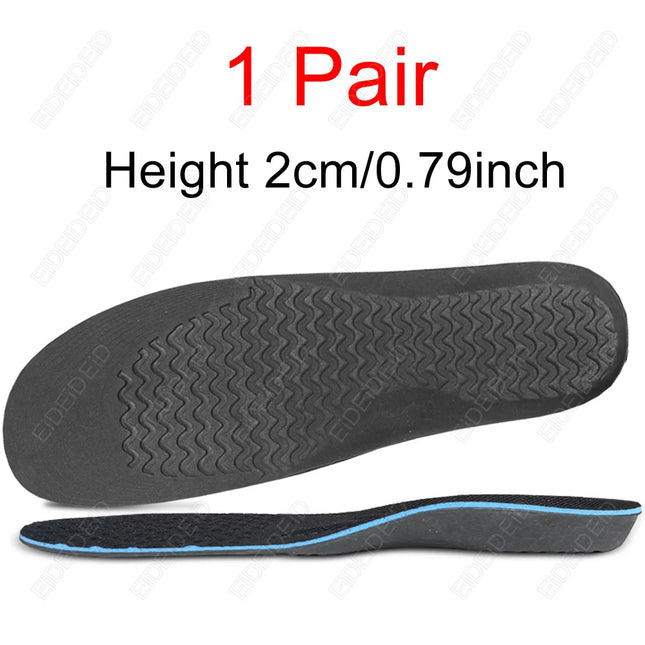 2-5cm Magnet Invisible Height Increase Insoles Templates Insoles For Feet Arch Support Heighten Orthopedic Shoes Sole Pad Unisex