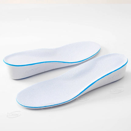 【Xxin】1.5/2.5/3.5cm Height Increase Insoles for Men and Women Memory Foam Arch Support Cushion Shoes Pads Size 35-46