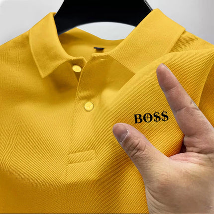 2026 New Men Quick Dry Short Sleeve Polo Shirts Breathable Casual Business Sports Summer Stylish High Quality Tops