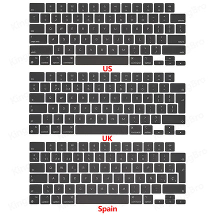 New Replacement Keyboard Keys Keycaps For Macbook Air 13" M2 A2681 Keycap Key Cap UK US RU ES FR IT DK NO DE KR PT HU 2022