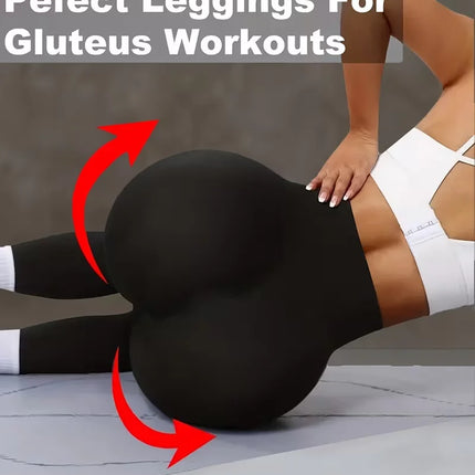 Women's High Waist Yoga Pants, Butt Lifting Wide Waistband Leggings, Adjustable Butt Lift Workout Trousers for Running Gym Fitne