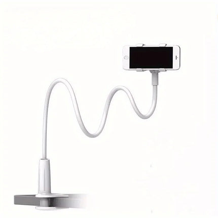 Lazy Bedside DesktopMobile Phone Clamp Bracket Flexible Long Arm Gooseneck Lazy Person Bracket With Handle - product image fr