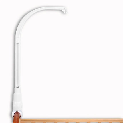 Rotating Baby Crib Rattle Toy Clip Bracket Infant Bed Stroller Bell Hanging Rack