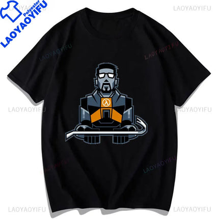 New Style Cry of Fear Half Life 2 Combine Grunge Logo Men's Unisex T-Shirt Casual Funny Gaming Clothes Polyester Printed Tees
