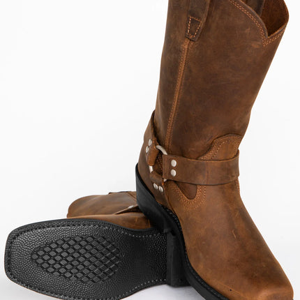Men's Boots Handmade Men's Embroidery Thick Heel Mid-tube Boots European American Style Western Cowboy Boots Plus Size 39-48
