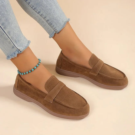 Women Work Shoes Comfortable for Work Autumn Fashion Women Casual Flat Shoes Plus Size 35-43 Non-slip Platform Zapatos De Mujer