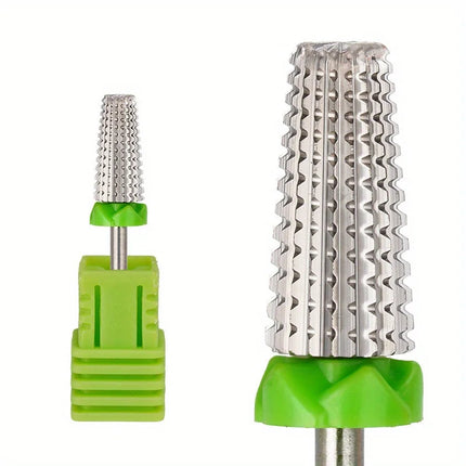 1/5Pcs 5 in 1 Ceramic Nail Drill Bit For Electric Drill Machine 3/32" Shank Milling Cutter Fast remove Acrylic or Hard Gel