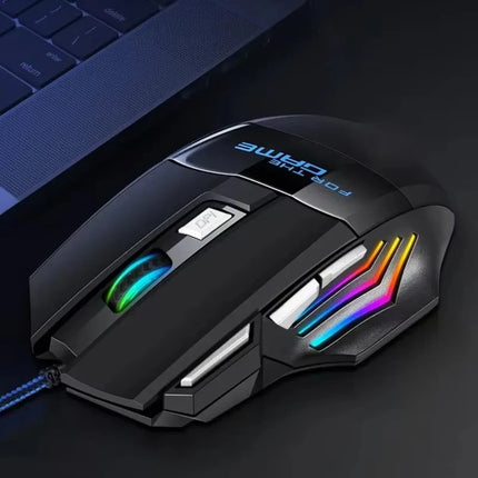Gaming Mouse RGB Backlit Ergonomic Game Mice 7D Esports Wired Mouse Computer Mouse for Laptop PC Desktop Gamer - product imag