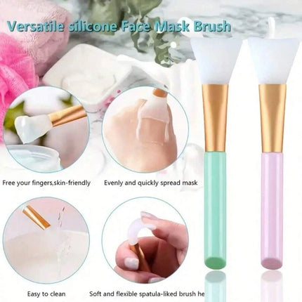 1/3/6Pcs Silicone Facial Cleansing Brushes Set - Gentle Exfoliating, Deep Cleaning, Makeup Remover, Blackhead Removal