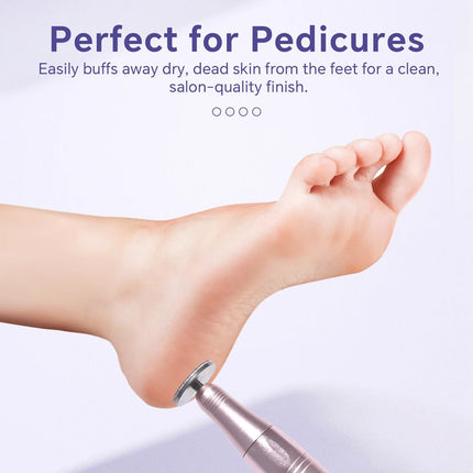 Dead Skin Replaceable Sanding Paper Set for Manicure Pedicure With Metal Disc Nail Drill Bit Calluses Removal Foot Care Tool Acc