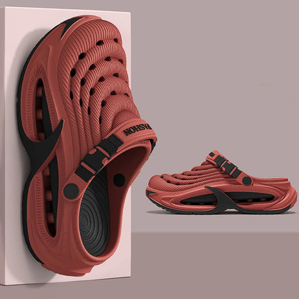 Outdoor Beach Thick Bottom Sandals Men 2026 Summer Eva Soft Sole Platform Clogs Men Comfortable Non Slip Sport Sandals Couple