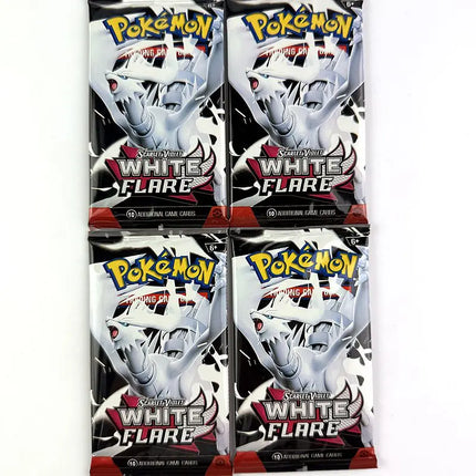 10/20 Pcs Pokemon Card Prismatic Black Bolt White Flare Booster English Battle Pokemon Card Game Carte Trading Collection Cards