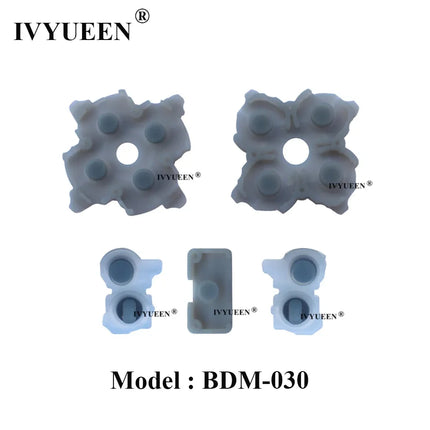 IVYUEEN Silicone Conductive Rubber Adhesive Button Pad Keypads for Sony PlayStation DualShock 4 5 PS5 PS4 Pro Controller Gamepad