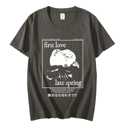 Singer Mitski First Love Late Spring Graphic T Shirts Concert Tour Fan Gift T-shirt Men's Women's Fashion Trend Vintage T-shirts