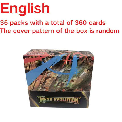 10/30/60/360PCS English Pokémon TCG: Mega Evolution Perfect order Phantasmal Flames Ascended Heroes Booster Box Pokemon card