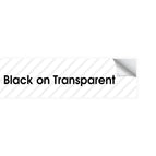 Black on Clear / 18mm