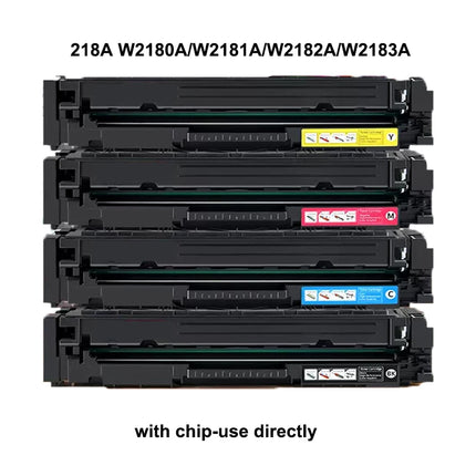 Compatible HP3201 MFP 3301 Color LaserJet pro Toner Cartridge W2180A 218A 1.3K with Chip for HP Laser Printer