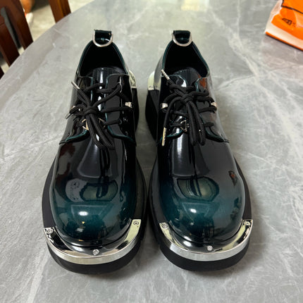 High Quality Mens Shoes British Style Retro Derby Shoes for Men High-end Platform Casual Mens Shoes Luxury Designer Leather Shoe