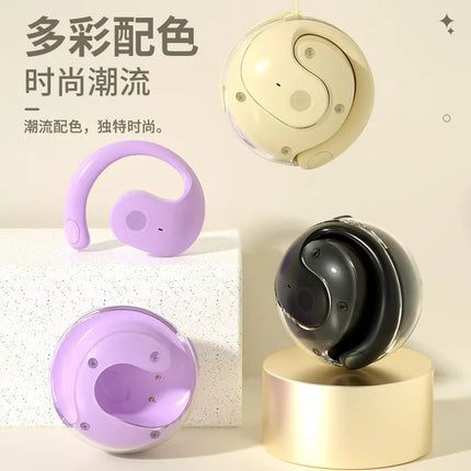 Mini Fashion BY01 Open Ear Wireless Headset Bluetooth 5.4 Chip Ultra Long Battery Life Earphones