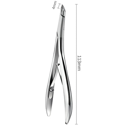 1Pcs Professional Cuticle Nippers Nail Cuticle Cutter Trimmer Stainless Steel Cuticle Clippers Manicure Nail Care Tools