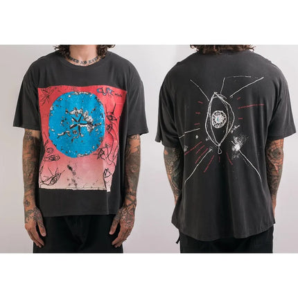 The Cure Band Vintage American Rock Loose and Casual Printed Men's and Women's Short-sleeved T-shirt Tshirt