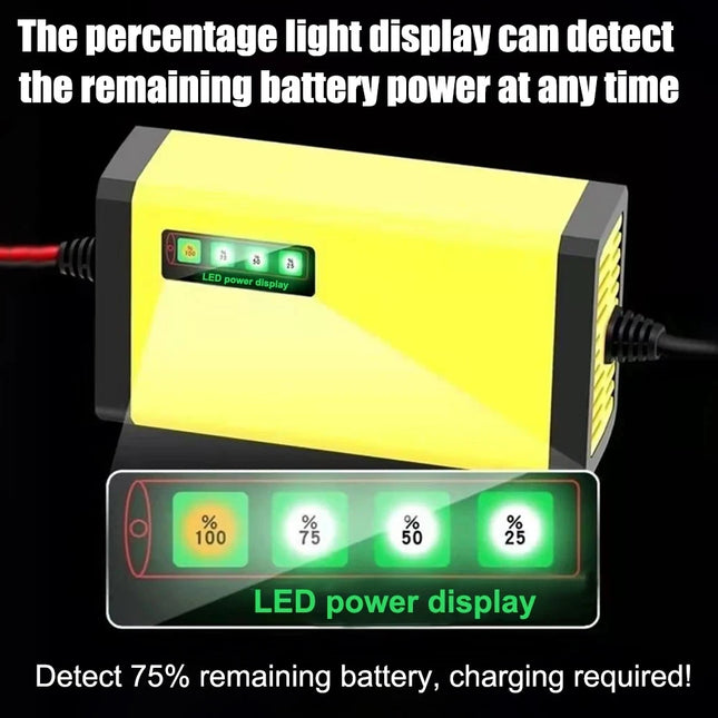 Car Battery Charger 12V 2A 220V Power Puls Repair Charger Wet Dry Lead Acid Battery LED Display Moto - product image 2