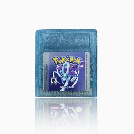 Pokemon GBC Game Card Red Blue Crystal Golden Green Silver Yellow 16 Bit Video Game Cartridge Console Cards For GB/SP