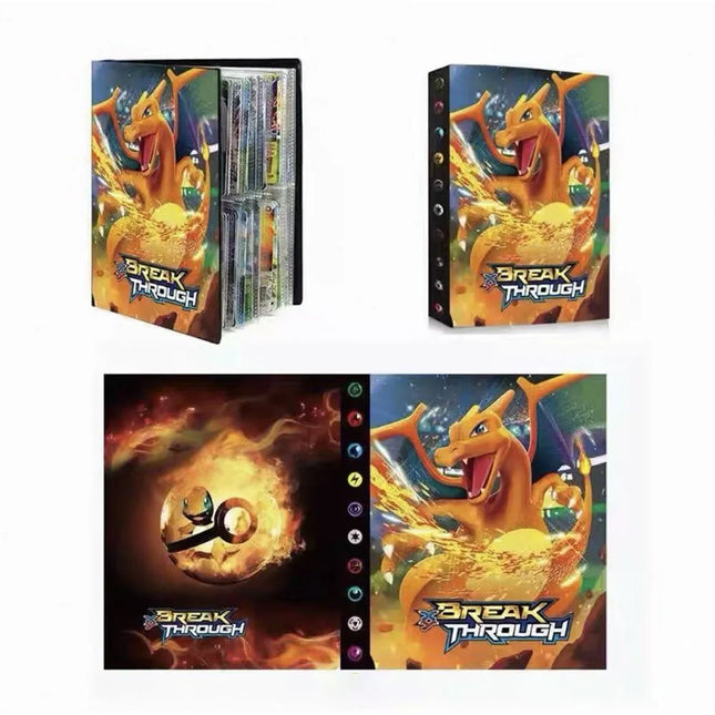 Pokemon Karten Album Buch 240Pcs Kartenalbum Kreativität Neues Modell Ordner HalterSammelkarten-Buch-Sammlung