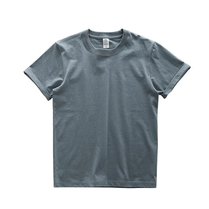 American 230g Heavy Cotton Short-sleeved T-shirt Men's and Women's Shoulder Pure White Bottoming Shirt 2025 New Clothes Summer