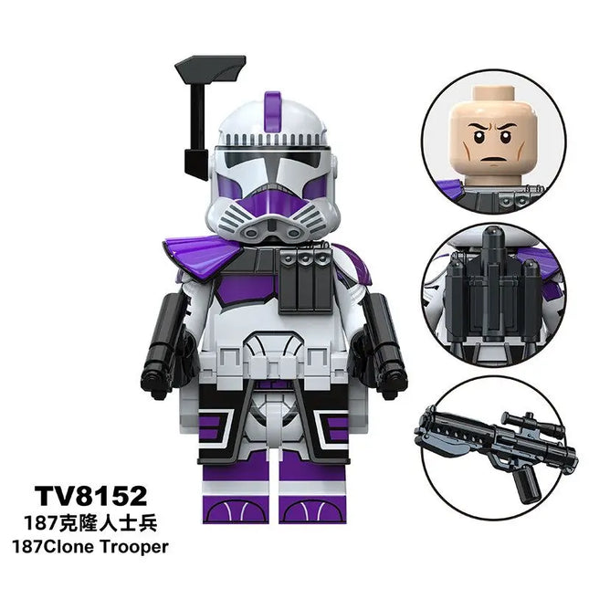 HOT T0YS Anime Figure Building Blocks Clone Trooper Shock Trooper Figure building blocks Palpatine Anakin Skywalker Toys