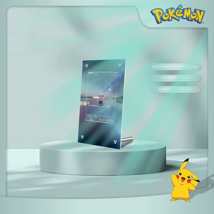 Pokemon Card Brick Photo Frame Van Gogh Museum Pikachu Charizard Acrylic Card Brick Photo Frame PTCG Gift Toy Not Include Cards