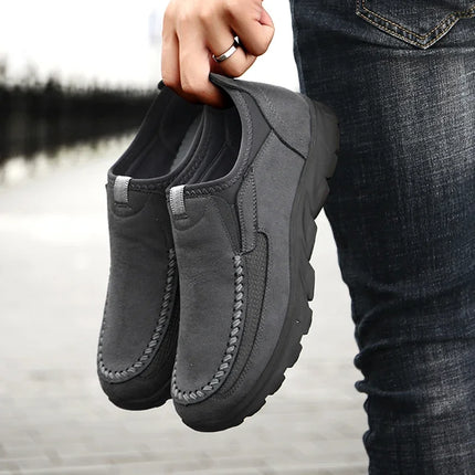 Oversized Men's Casual Shoes 2023 New Fashion Business Men's Shoes Outdoor Thick Sole Sports Shoes Retro Casual Men's Shoes