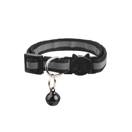 Reflective Breakaway Cat Collar Neck Ring Necklace Bell Pet Supplies Safety Elastic Adjustable Reflective Collar Pet Products