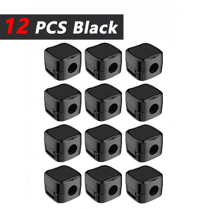 iLMH Non-magnetic Strong Cable Clips Adjustable Cord Holder, Adhesive Under Desk Mgmt Organizer, Home Office Car Wall Desktop