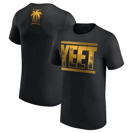 New Men's Jey Uso Yeet T-Shirt Print Men Women Short Sleeve O-Neck T Shirt Fashion Oversized Gym Clothing Tough Guy Tees Tops