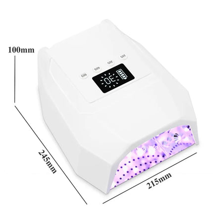 L Rechargeable Fast Cure UV LED Nail Lamp Manicure Dryer for Salons Use