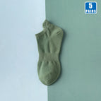 5 Pairs Green / EUR 34-39(US 4-9)