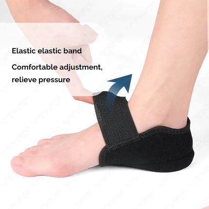 Silicone Height Increase Insole For Shoes Men Women Adjustable Elastic Bandage 1/2/3Cm Up Arch Support Orthopedic Insoles