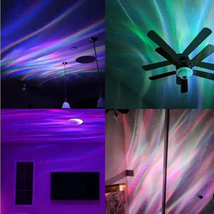 Galaxy Projector RGB Star Projector USB Powered Remote Control Night Light Lamp for Birthday Gifts Holiday Party Room Decoration