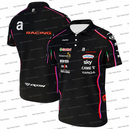 Marco Bezzecchi 72 Racing Team 2026 Polo Shirt for Men Breathable Outdoor Sports T-Shirt Martin 89 Daily Casual Plus Size Polos