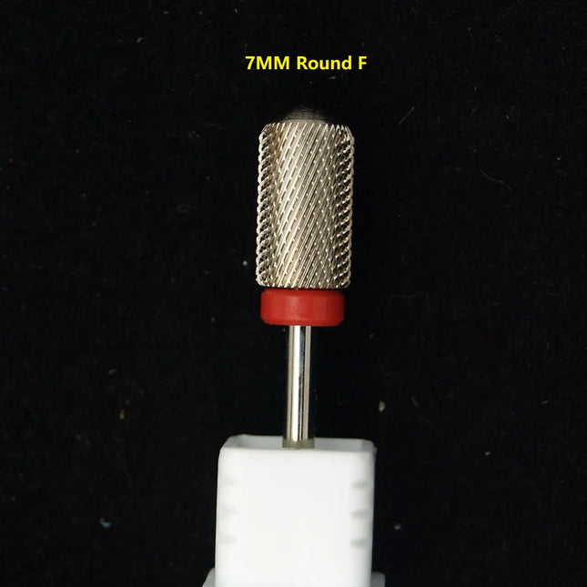 New Silver! Quality 6.6mm Big Round Top barrel Original Tungsten steel Carbide Manicure Nail drill bit - product image 10