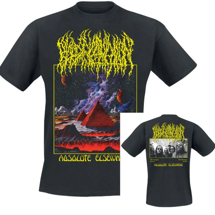 Absolute Elsewhere Album Blood Incantation T-Shirt Men Women Metal Rock Band Graphic Tee 100% Cotton Summer Streetwear Top