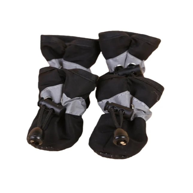 4pcs/set Waterproof Pet Dog Shoes Anti-slip Rain Boots Footwear for Small Cats Dogs Puppy Dog Pet - product image 8