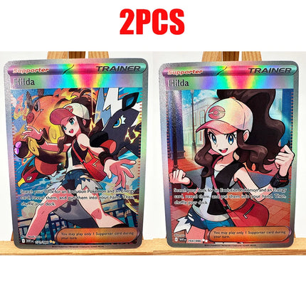 PTCG WHT BLK Victini Zekrom Reshiram Hida English Toys Hobbies Hobby Collectibles Game Collection Anime Cards