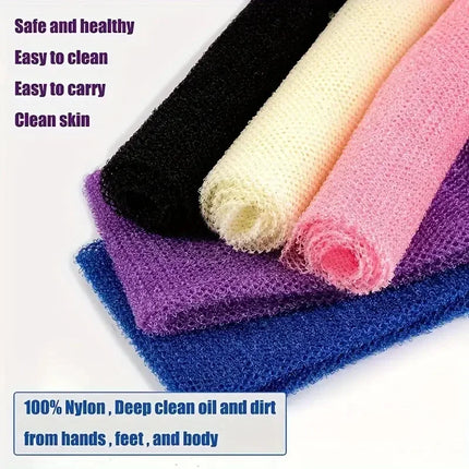 African Exfoliating Sponges Towel Mesh Bath Scrub Washcloth Double Side Wash Bath Loofah for Smooth Skin Back - product image