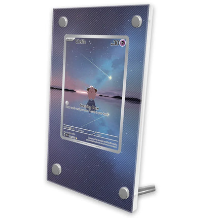 Pokemon Display Cards PTCG Reshiram Zekrom Charizard Espeon Latias SV11 151 Anime Game Expand Art Gifts Acrylic Protective Case