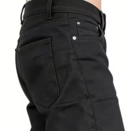 Mens Jeans Harajuku American Retro Black Flared Denim Pants Loose Straight Wide Leg Streetwear Summer Casual Vintage Unisex New