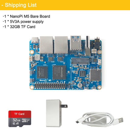 NanoPi M5 Open-sourced Mini Single Board Computer Rockchip RK3576 SoC Dual Gbps Ethernet Port Supports UFS Modules M.2 SDIO WiFi