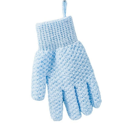 1Pc Five Finger Shower Gloves Frosted Mud Rubbing Towel Scrubbing Tool for Mud Bath Exfoliating Glove with Grip